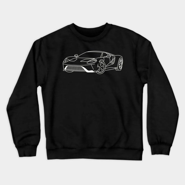 Ford GT supercar Crewneck Sweatshirt by Aurealis
